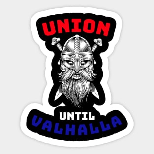 Viking Union Until Valhalla RWB Sticker